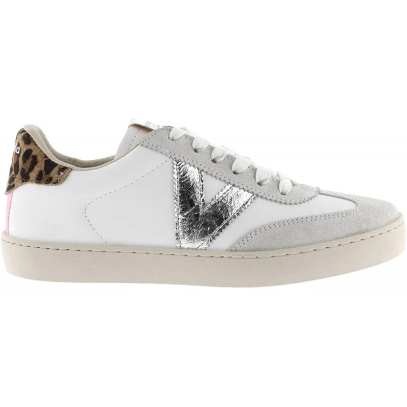 Victoria 1126209 Berlin Leopard Sneakers da donna PLATA