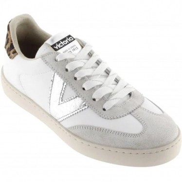 Victoria 1126209 Berlin Leopard Sneakers da donna PLATA