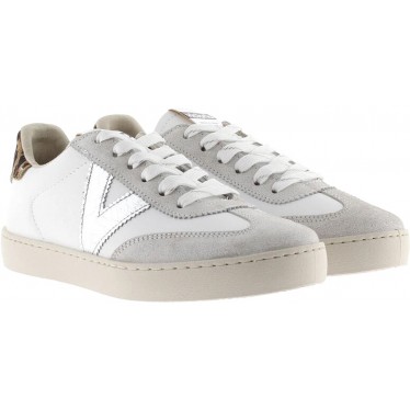 Victoria 1126209 Berlin Leopard Sneakers da donna PLATA