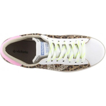 Victoria 1126214 Sneakers da donna in pelle scamosciata con stampa animalier LEOPARDO