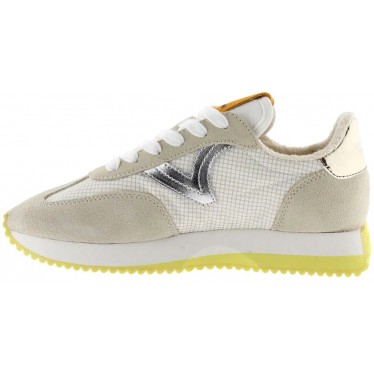 Victoria 1134112 Cosmos Nylon Metal Sneakers da donna BEIGE