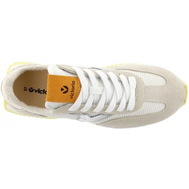 Victoria 1134112 Cosmos Nylon Metal Sneakers da donna BEIGE