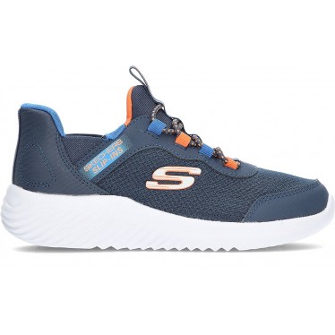 Skechers Slip-ins Bounder Brisk Scarpe da ginnastica per ragazzi 403822L NAVY_BLUE