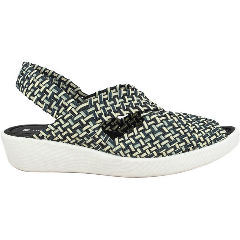 Sandali Doctor Cutillas 13408 Intreccio elastico NEGRO