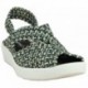 Sandali Doctor Cutillas 13408 Intreccio elastico NEGRO