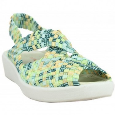 Sandali Doctor Cutillas 13408 Intreccio elastico VERDI