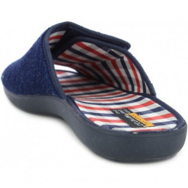 Pantofole Doctor Cutillas 1452 Larghezza adattabile MARINO