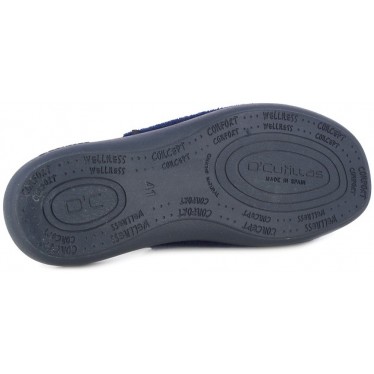 Pantofole Doctor Cutillas 1452 Larghezza adattabile MARINO