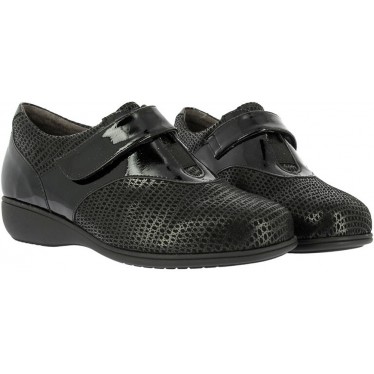 Scarpe da donna Doctor Cutillas 53578 Pelle verniciata NEGRO