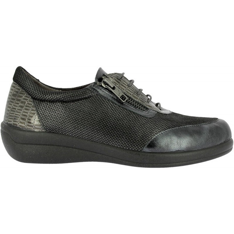 Sneakers da donna Doctor Cutillas 43528 Cerniera laterale ANTRACITA