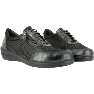 Sneakers da donna Doctor Cutillas 43528 Cerniera laterale ANTRACITA