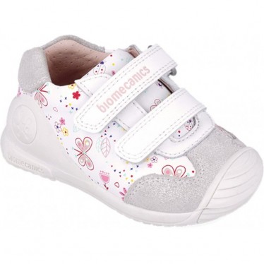 Biomecanics 252100 Scarpe sportive da bambina con stampa a farfalla BLANCO_B050