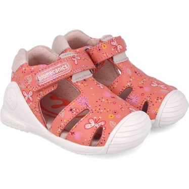 Biomecanics 252101 Sandali con stampa a farfalla per bambina CANTALUPE_A833