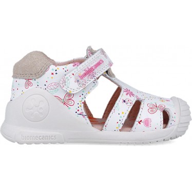 Biomecanics 252101 Sandali con stampa a farfalla per bambina BLANCO_B050
