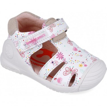Biomecanics 252101 Sandali con stampa a farfalla per bambina BLANCO_B050