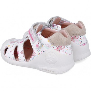 Biomecanics 252101 Sandali con stampa a farfalla per bambina BLANCO_B050