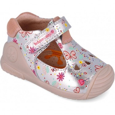 Biomecanics 252102 Sandali stampati per bambina PLATA_B198