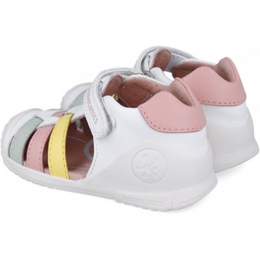 Biomecanics 252104 Sandali casual con cinturini per ragazze BLANCO_MULTI_C310
