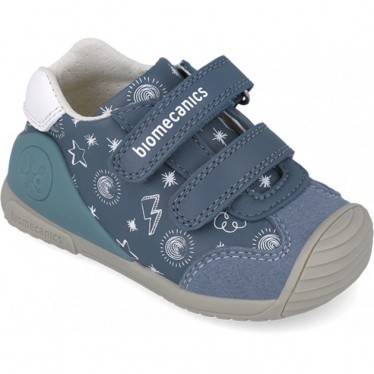 Scarpe sportive stampate per ragazzi Biomecanics 252115 PETROL_A556