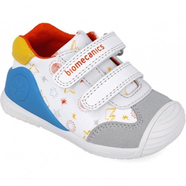 Scarpe sportive stampate per ragazzi Biomecanics 252115 BLANCO_YEMA_C835