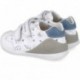 Scarpe sportive stampate per ragazzi Biomecanics 252115 BLANCO_INDIGO_B834