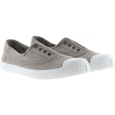 Victoria 106623 English 1915 Sneakers da donna in tela GRIS