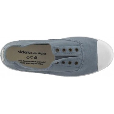 Victoria 106623 English 1915 Sneakers da donna in tela ATLANTICO