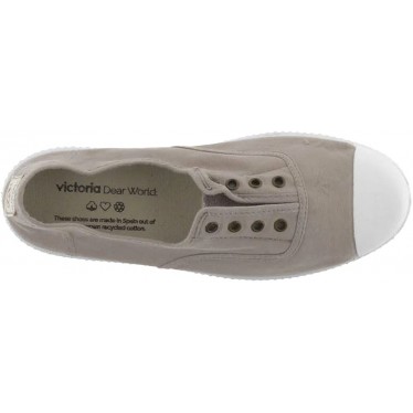 Victoria 106623 English 1915 Sneakers da donna in tela BEIGE