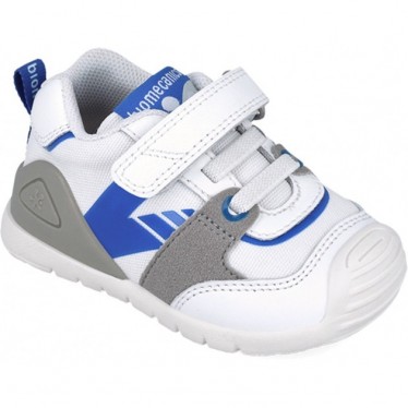 Biomecanics 252121 Scarpe sportive urbane elastiche per ragazzi BLANCO_ROYAL_C825