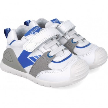 Biomecanics 252121 Scarpe sportive urbane elastiche per ragazzi BLANCO_ROYAL_C825