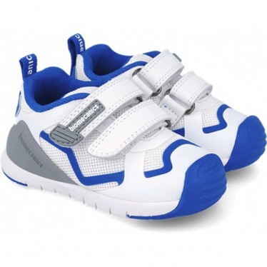 BIOMECANIC Scarpe sportive primi passi per bambini 252133 BLANCO_AZUL_B057