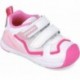 BIOMECANIC Scarpe sportive primi passi per bambini 252133 BLANCO_FUCSIA_D304