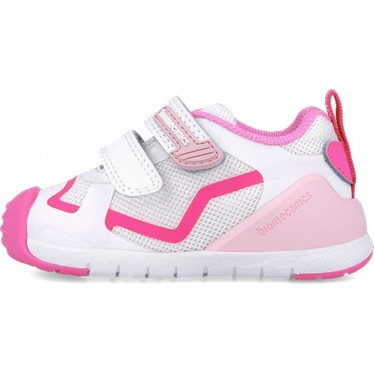 BIOMECANIC Scarpe sportive primi passi per bambini 252133 BLANCO_FUCSIA_D304