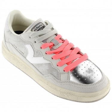 Victoria 8806103 Scarpe da ginnastica Smash con glitter metallici PLATA