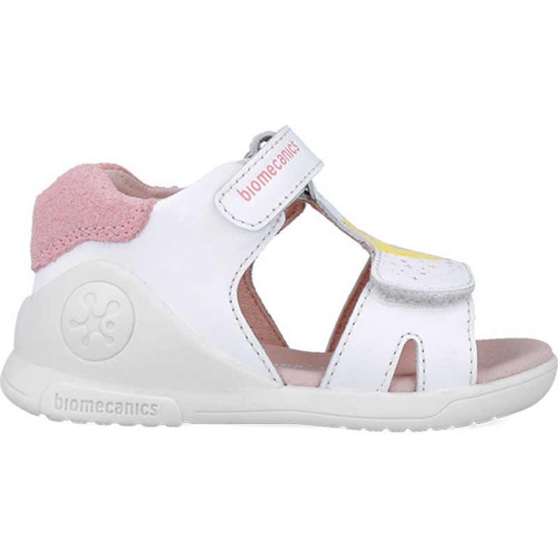 Biomecanics 252140 Twin Biogateo Sandali da bambina BLANCO