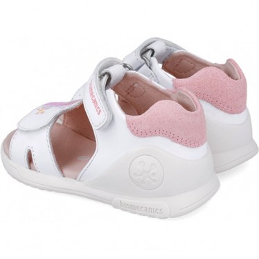 Biomecanics 252140 Twin Biogateo Sandali da bambina BLANCO