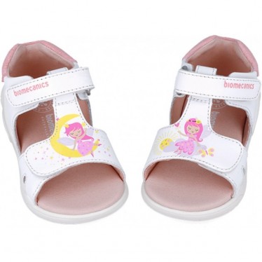 Biomecanics 252140 Twin Biogateo Sandali da bambina BLANCO