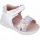 Sandalo bambina Biogateo stampato punta aperta Biomecanics 252141 BLANCO_B050