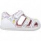 Sandali primi passi bambina Biomecanics 252167 Stampa BLANCO_B050