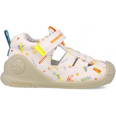 Biomecanics 252179 Sandali per bambini Biogateo Print BLANCO_B050