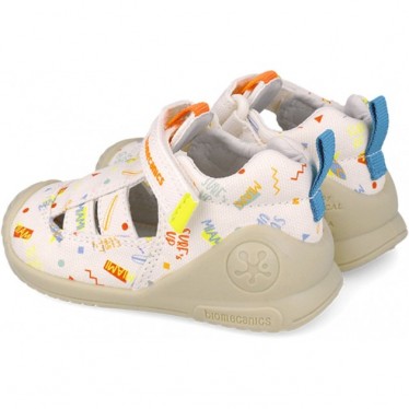 Biomecanics 252179 Sandali per bambini Biogateo Print BLANCO_B050