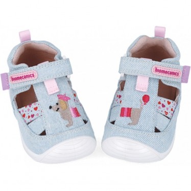 Biomecanics 252184 Twin First Steps Sandalo Bambina JEANS_CLARO_B840