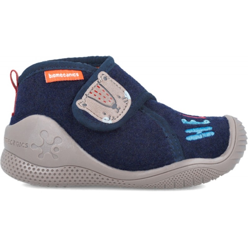 BIOMECANICS pantofole per bambini 241154 feltro AZUL_MARINO
