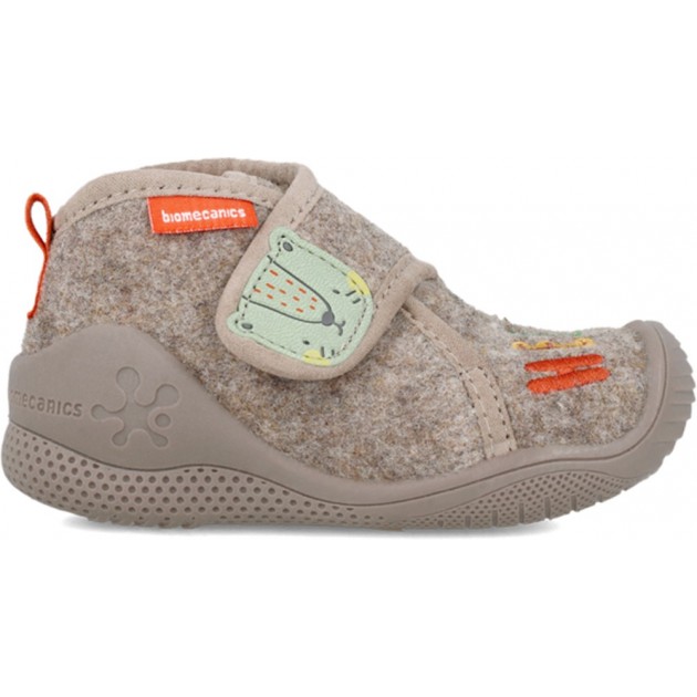 BIOMECANICS pantofole per bambini 241154 feltro TAUPE BIOMECANICS pantofole per bambini 241154 feltro TAUPE