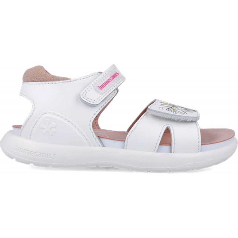 Biomecanics 252233 Bioevolution Flores sandali bambina BLANCO_B050