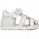 Sandali GEOX Macchia B254WBSS WHITE_SILVER