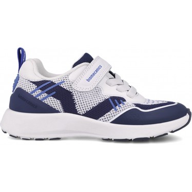 Biomecanics 252276 Sport Biotech scarpa sportiva da bambino BLANCO_AZUL_MARINO_A112
