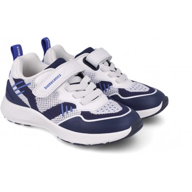 Biomecanics 252276 Sport Biotech scarpa sportiva da bambino BLANCO_AZUL_MARINO_A112