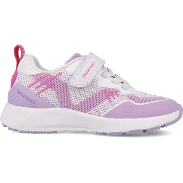 Biomecanics 252276 Biotech Mesh Scarpa sportiva da ragazza BLANCO_LILA_B661 Biomecanics 252276 Biotech Mesh Scarpa sportiva da ragazza BLANCO_LILA_B661