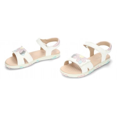 GEOX Haiti sandalo da bambina J558ZB WHITE_PINK